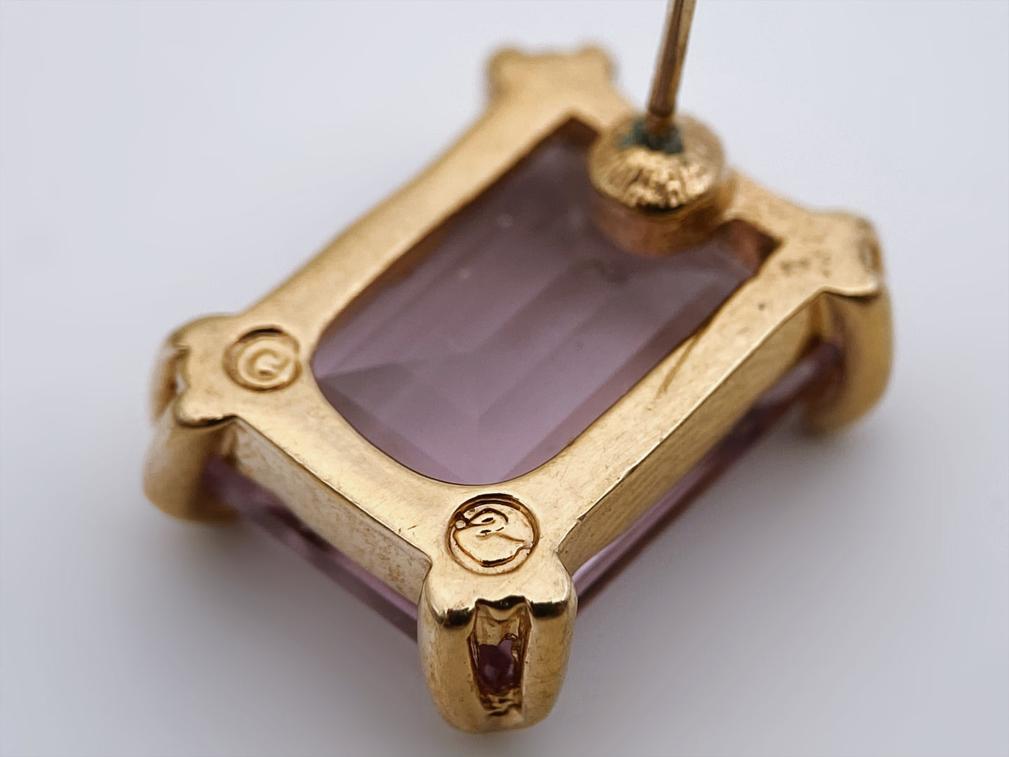 “Swarovski” aukso auskarai