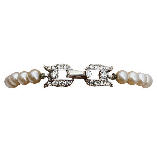 Retro stiliaus “Crown Trifari” apyrankė