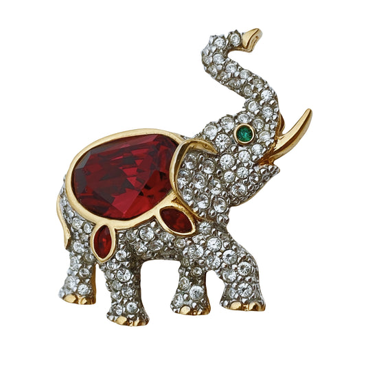 “Swarovski” paauksuota sagė