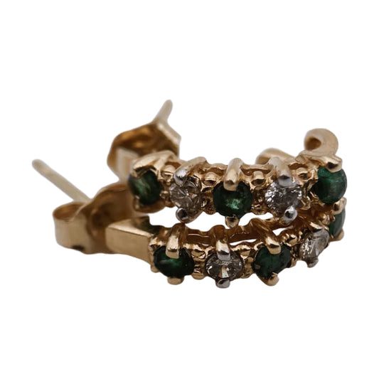 “Clyde Duneier CID” aukso auskarai