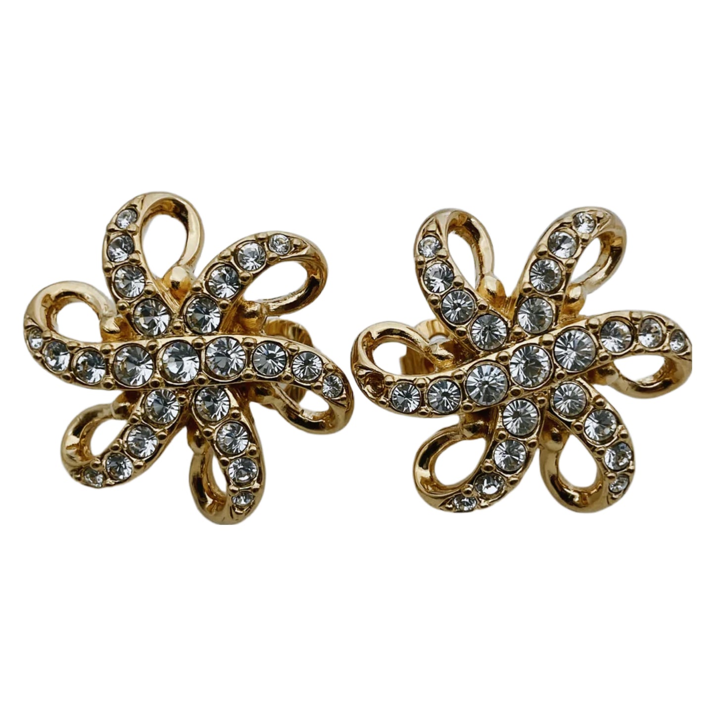 “Swarovski” auskarai klipsai