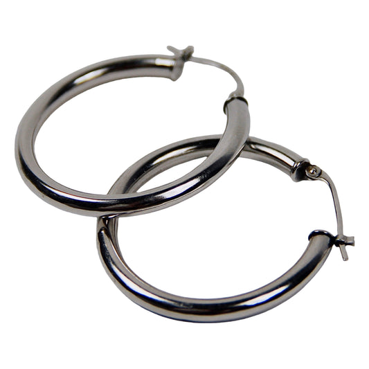 Balto aukso auskarai