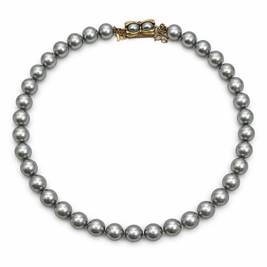 “Majorica” perlų ir sidabro vėrinys