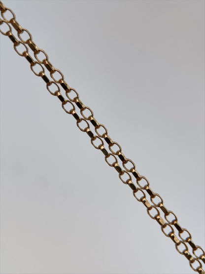 Aukso grandinėlė su lazurito pakabuku