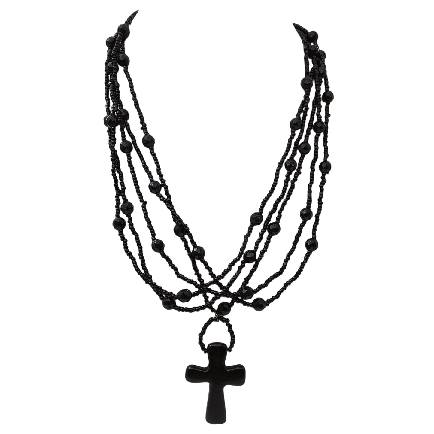 Stiklo karoliukų vėrinys