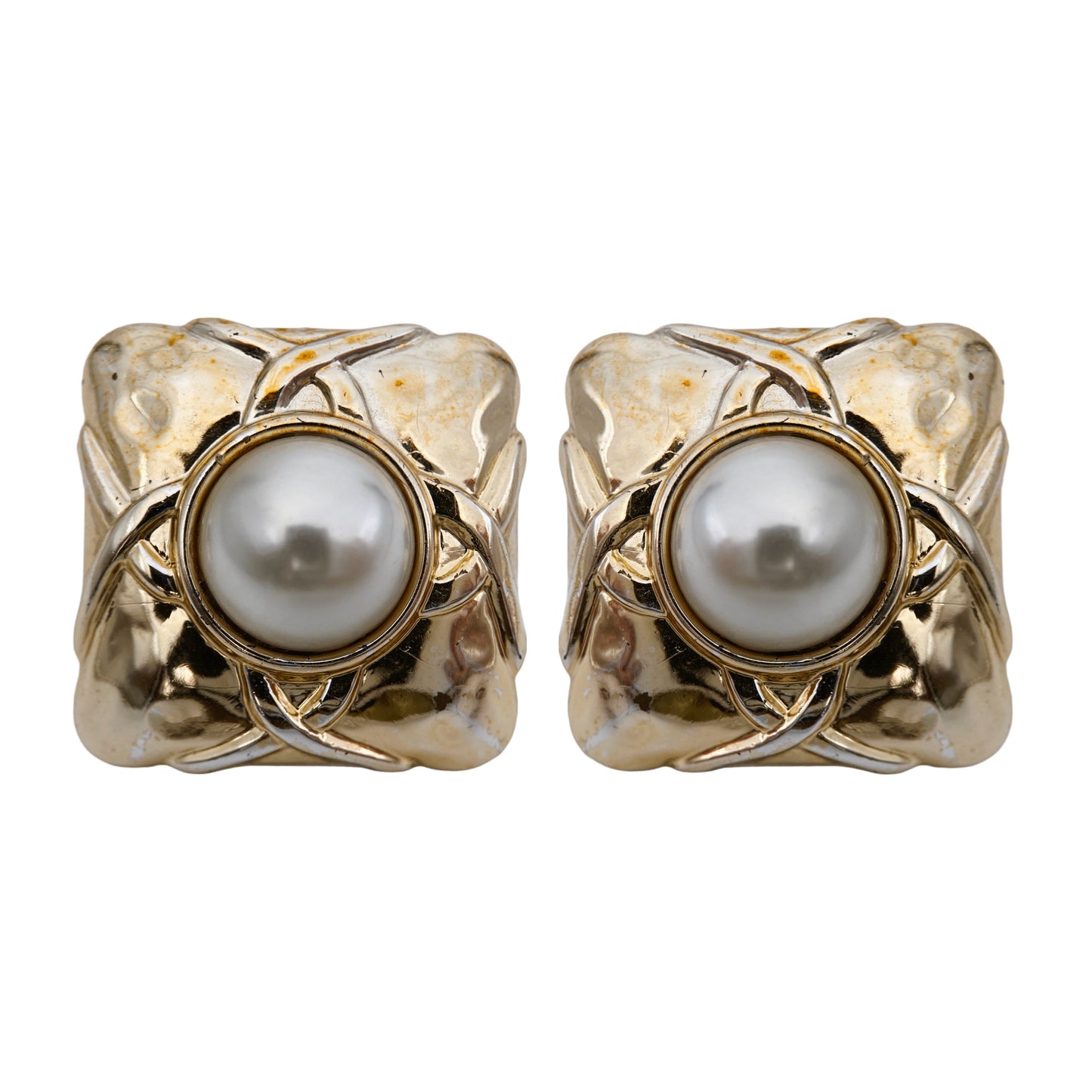 Vintažo auskarai klipsai