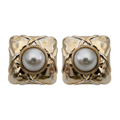 Vintažo auskarai klipsai