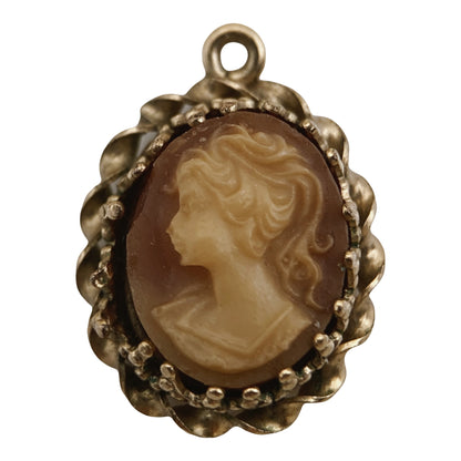 Paauksuotas kamėjos pakabukas