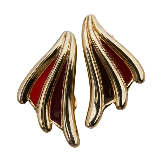 Vintažo auskarai klipsai