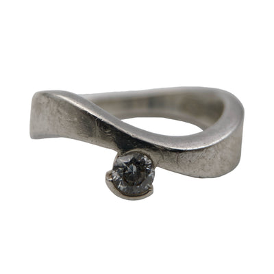 “Fossil” sidabro žiedas