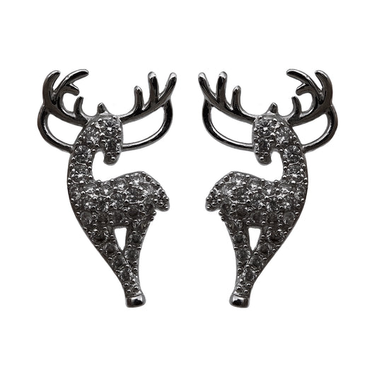 Sidabro auskarai su cirkoniu