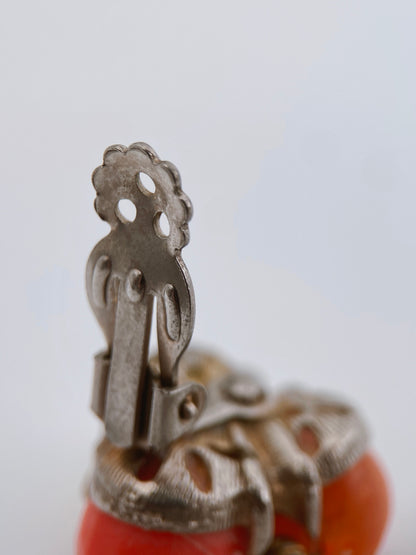 Auskarai klipsai su liucitu