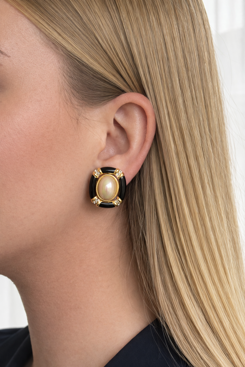 Christian Dior clip-on earrings