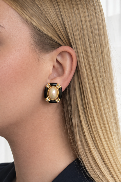 Christian Dior clip-on earrings