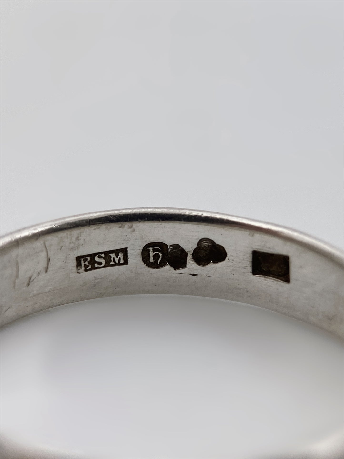 Antikvarinis “Ernest S. Marsh” sidabro žiedas