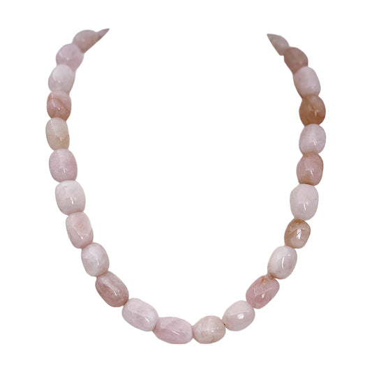 Rožinio kvarco vėrinys