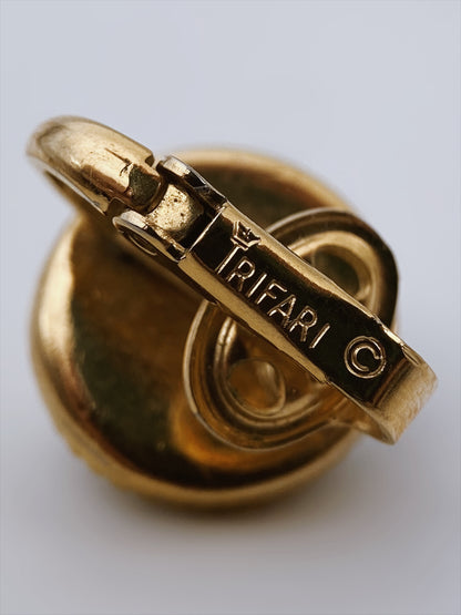 “Crown Trifari” auskarai klipsai