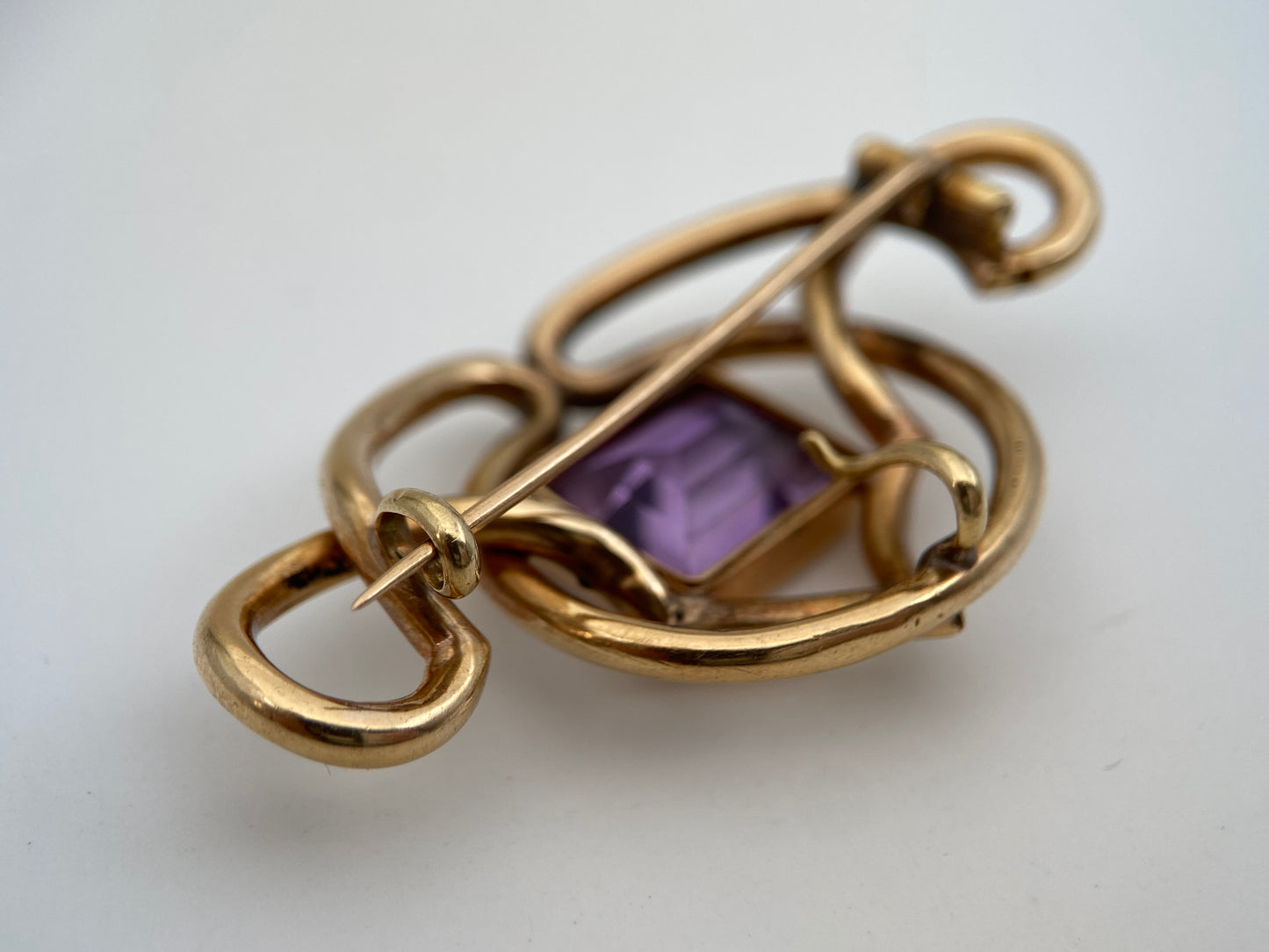 Sagė / pakabukas su stiklo kristalu