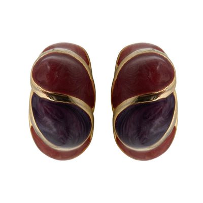 Vintažo auskarai klipsai