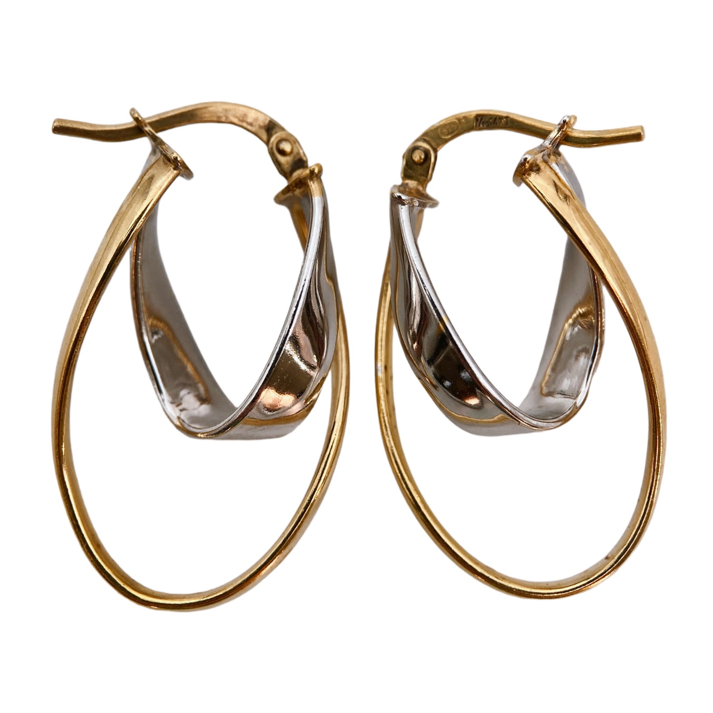 “Ralph Lauren” sidabro ir aukso auskarai