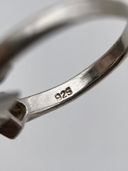 Sidabro žiedas su akvamarinu