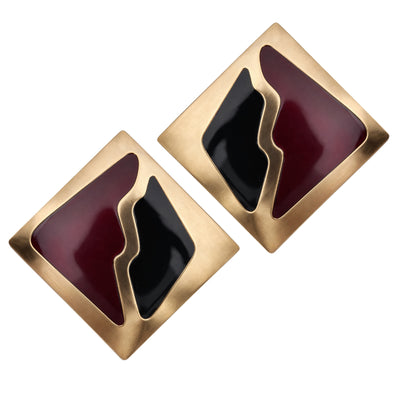 Vintažiniai geometriniai auskarai