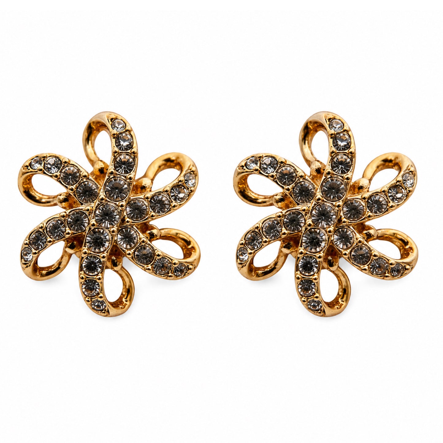 Swarovski clip earrings