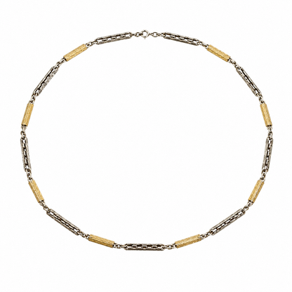 “Forstner” 14K auksu dengta Art Deco grandinėlė