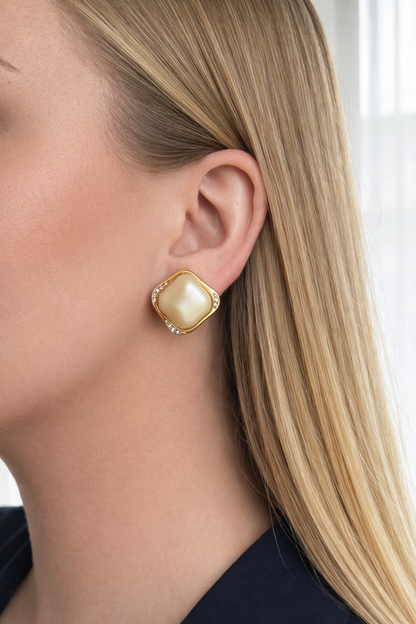 “Givenchy” clip-on earrings
