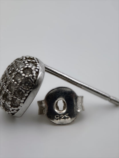 Sidabro auskarai su cirkoniais