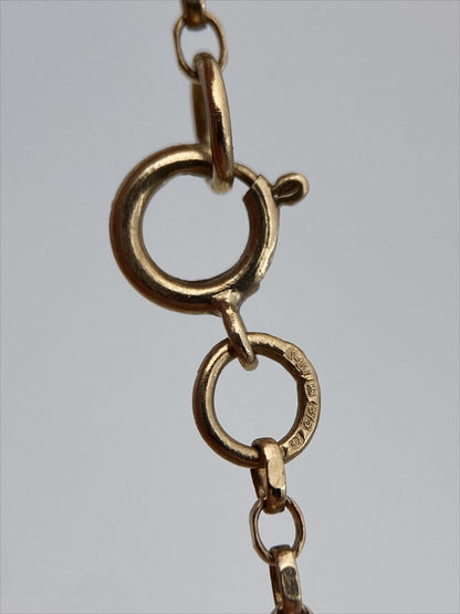 Aukso grandinėlė su lazurito pakabuku