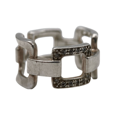 “Fossil” sidabro žiedas