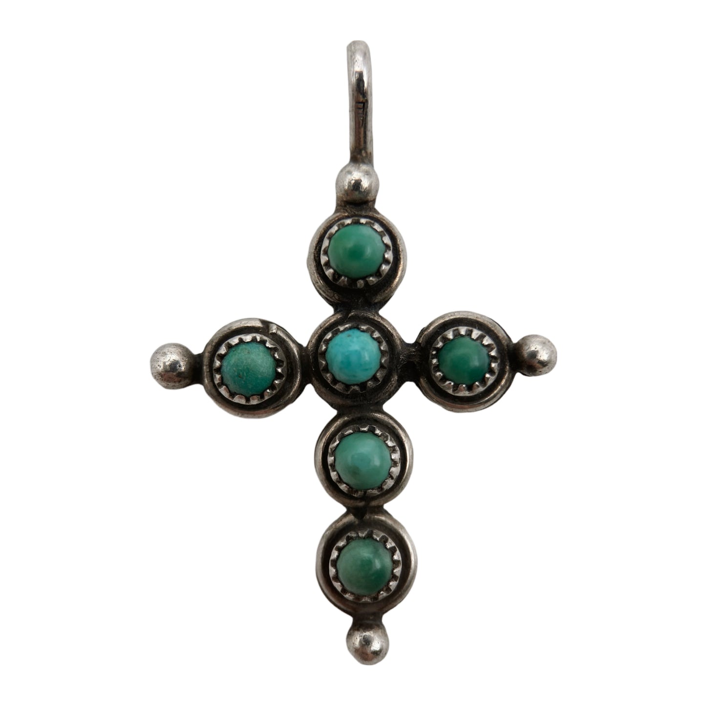 Sidabro ir turkio pakabukas