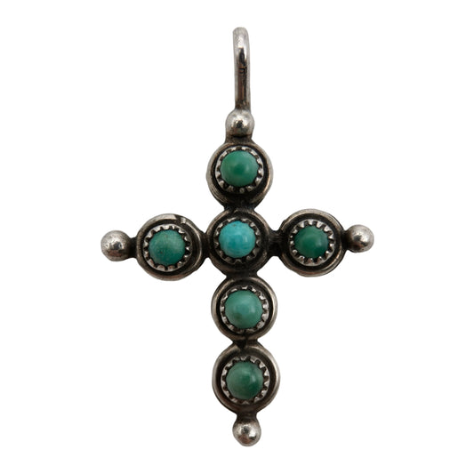 Sidabro ir turkio pakabukas