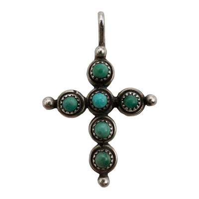 Sidabro ir turkio pakabukas