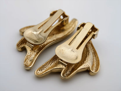 Vintažo auskarai klipsai