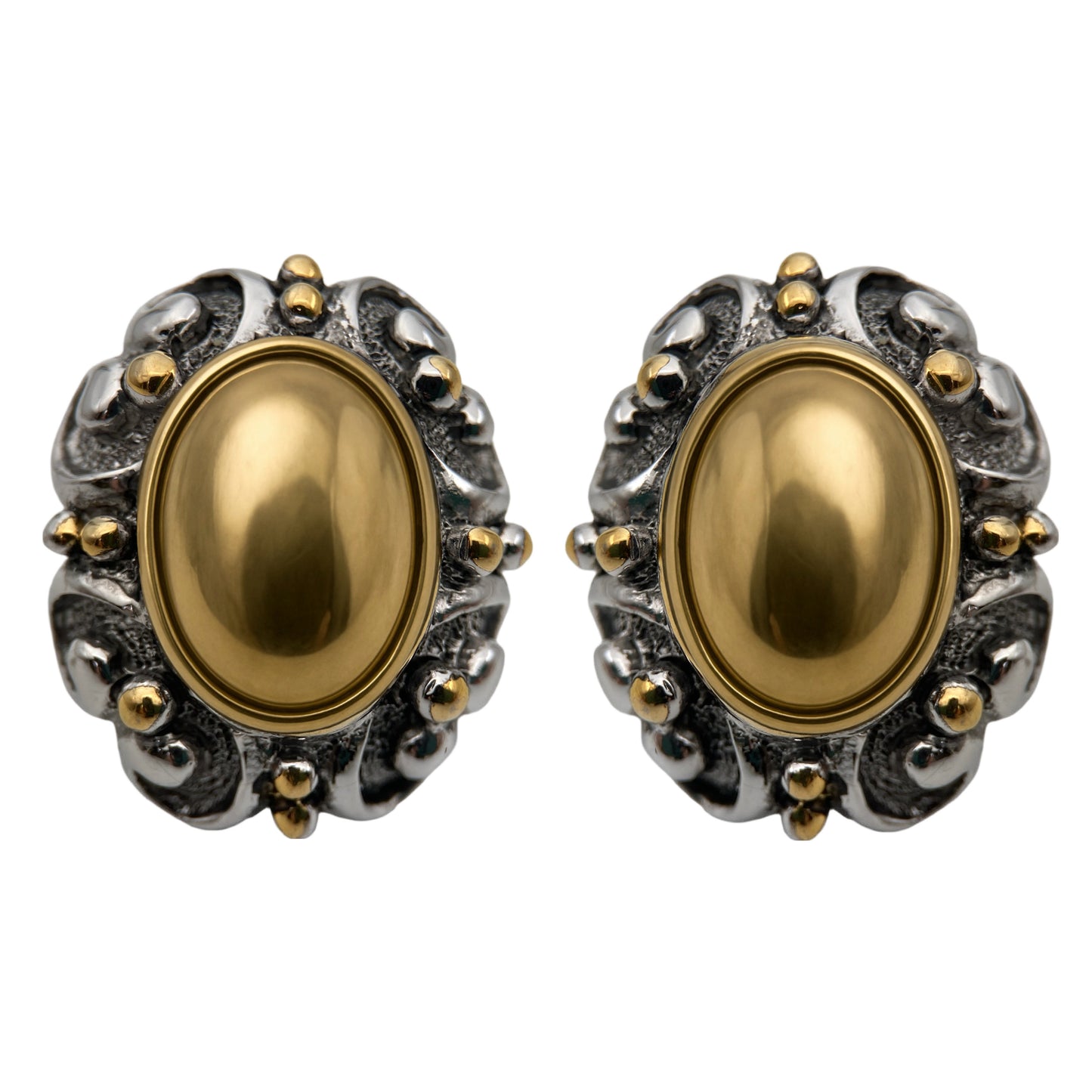 Vintažo auskarai klipsai