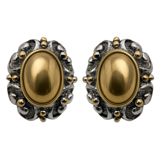 Vintažo auskarai klipsai