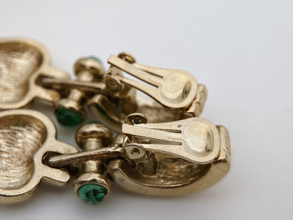 Vintažo auskarai klipsai