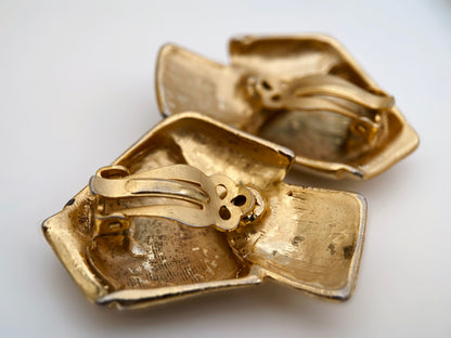 Vintažiniai auskarai klipsai