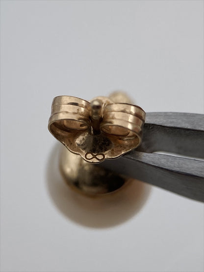 Aukso auskarai su perlais ir deimantais