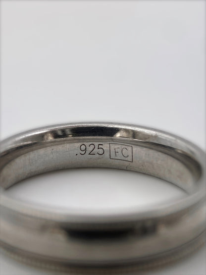 “FC” sidabro žiedas