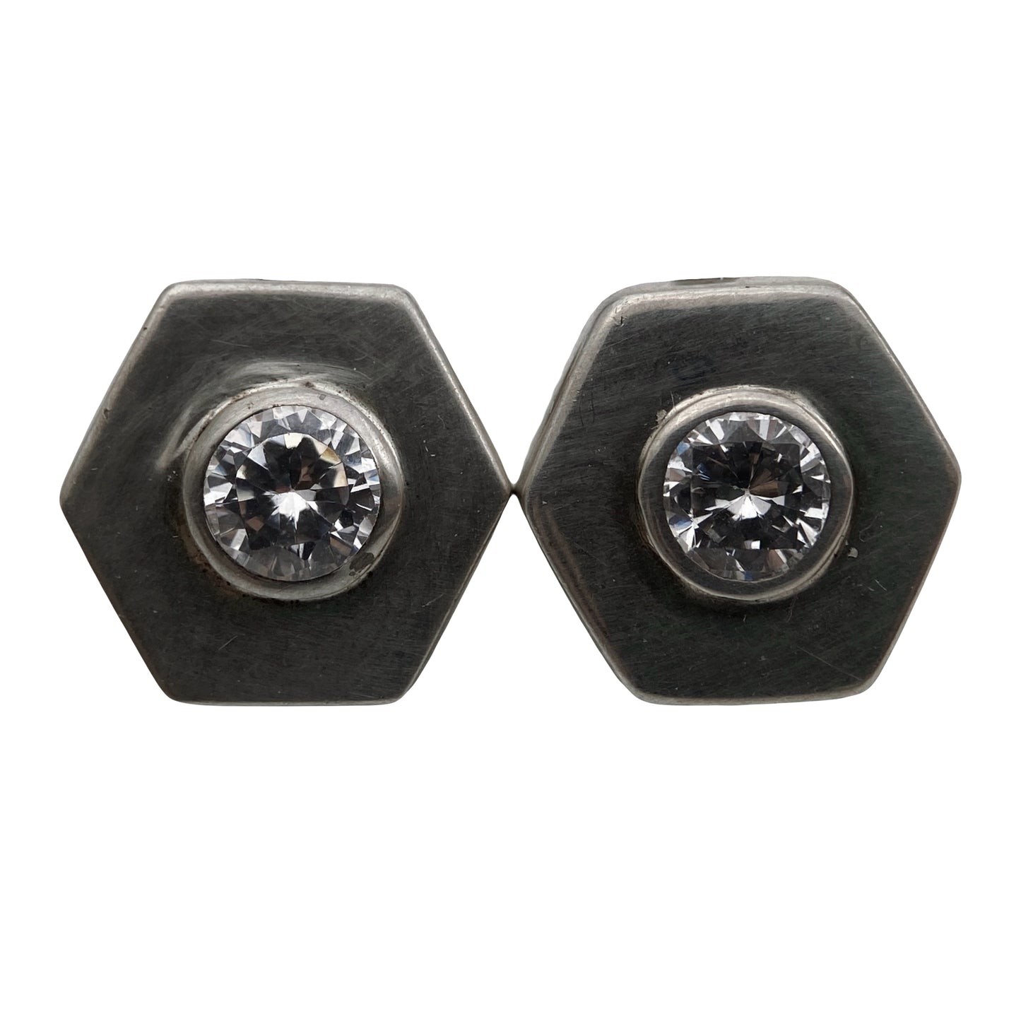 Ralph Lauren silver clip-on earrings