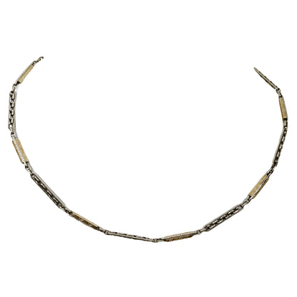 Art Deco “Forstner” paauksuota grandinėlė