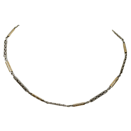 Art Deco “Forstner” paauksuota grandinėlė