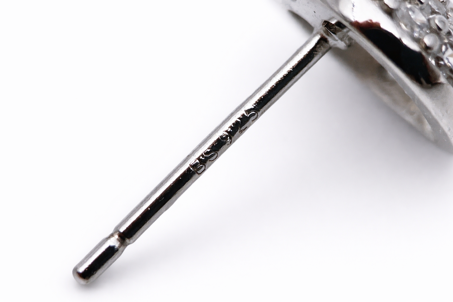 Sidabro ir cirkonio auskarai