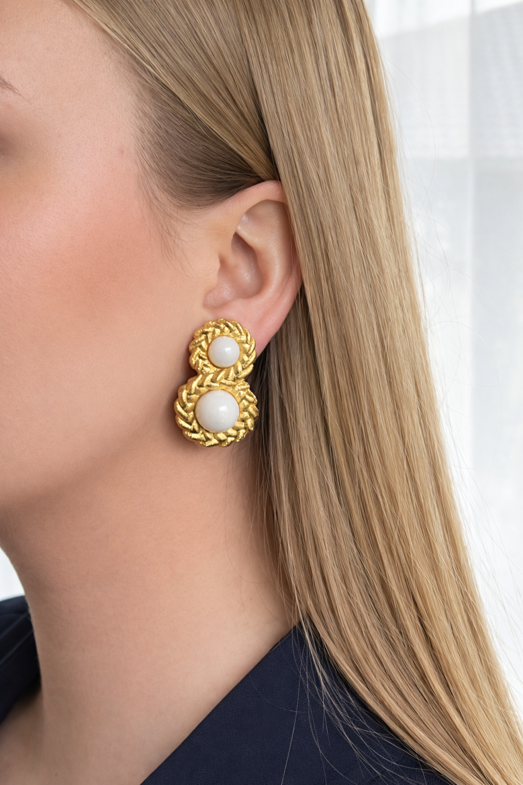 “Givenchy” clip-on earrings