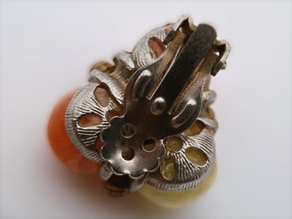 Auskarai klipsai su liucitu