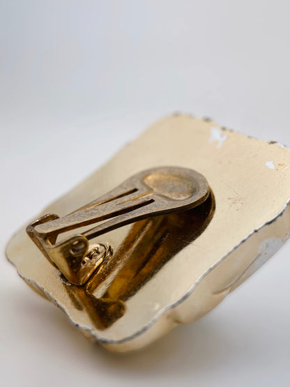 Vintažo auskarai klipsai