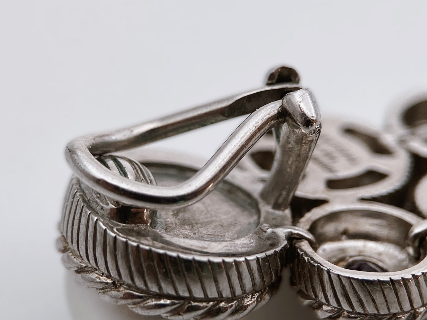 “Judith Ripka” sidabro auskarai klipsai